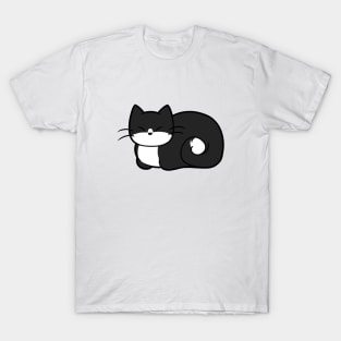 Black n White Cat T-Shirt